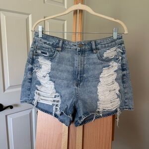 American Eagle Distressed Denim Shorts